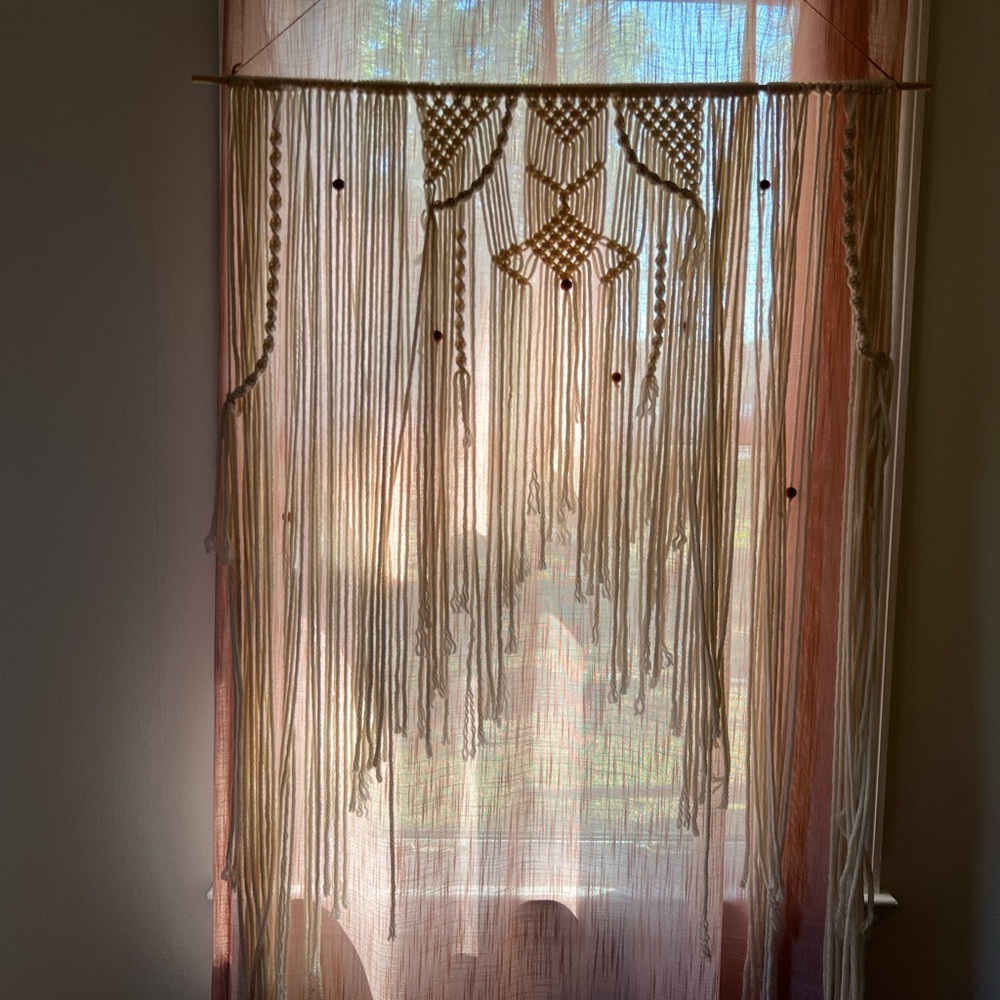 Marcrame wall hanging